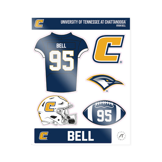 UTC - NCAA Football : Ryan Bell - Sticker Sheet-0