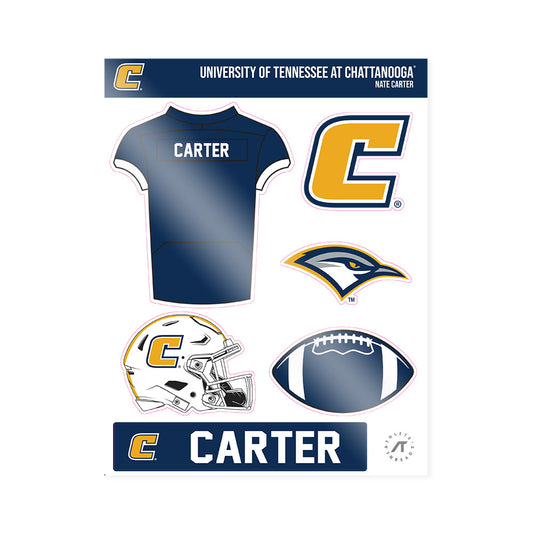 UTC - NCAA Football : Nate Carter - Sticker Sheet-0