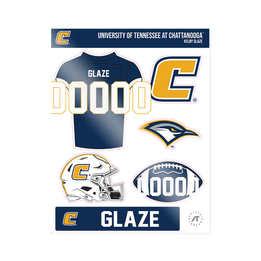 UTC - NCAA Football : Kelby Glaze - Sticker Sheet-0
