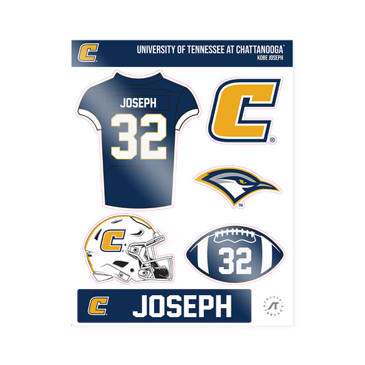 UTC - NCAA Football : Kobe Joseph - Sticker Sheet-0