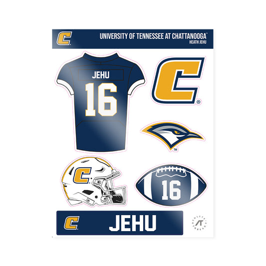 UTC - NCAA Football : Heath Jehu - Sticker Sheet-0