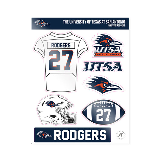 UTSA - NCAA Football : Ja'Kevian Rodgers - Sticker Sheet-0