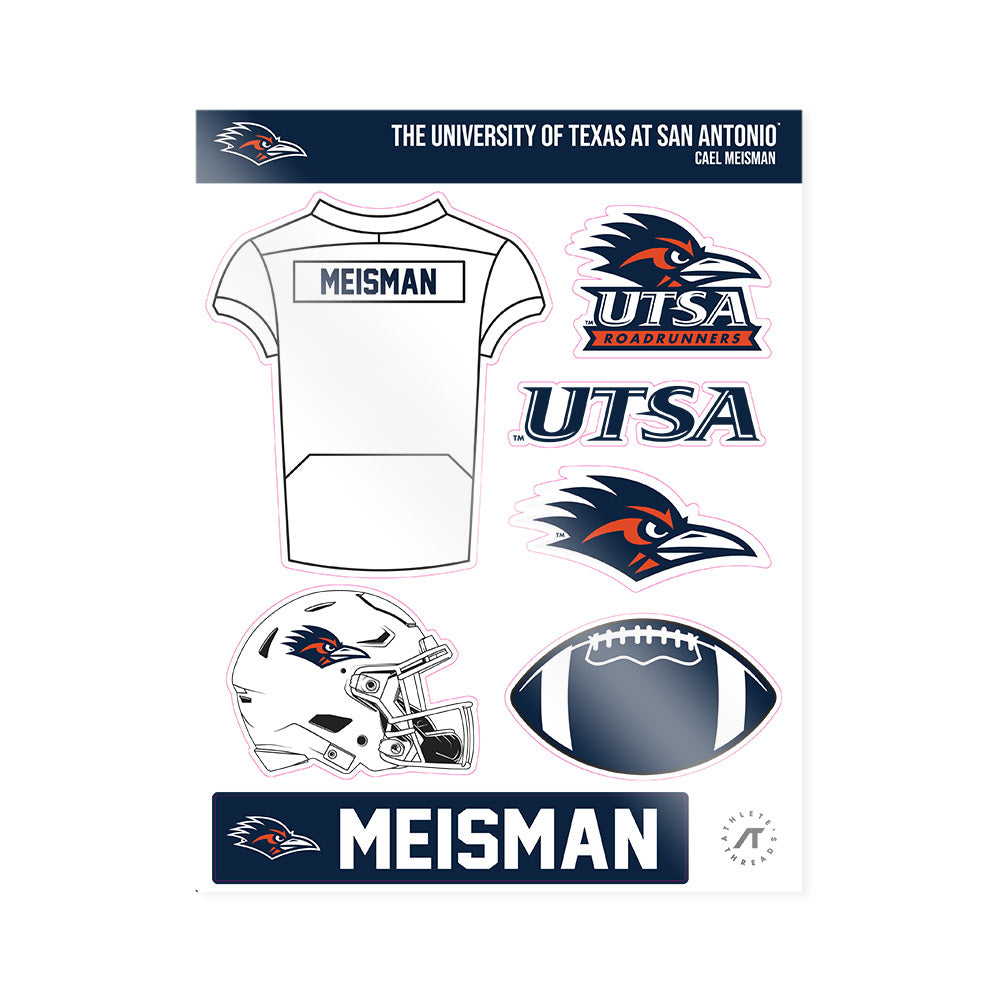 UTSA - NCAA Football : Cael Meisman - Sticker Sheet-0