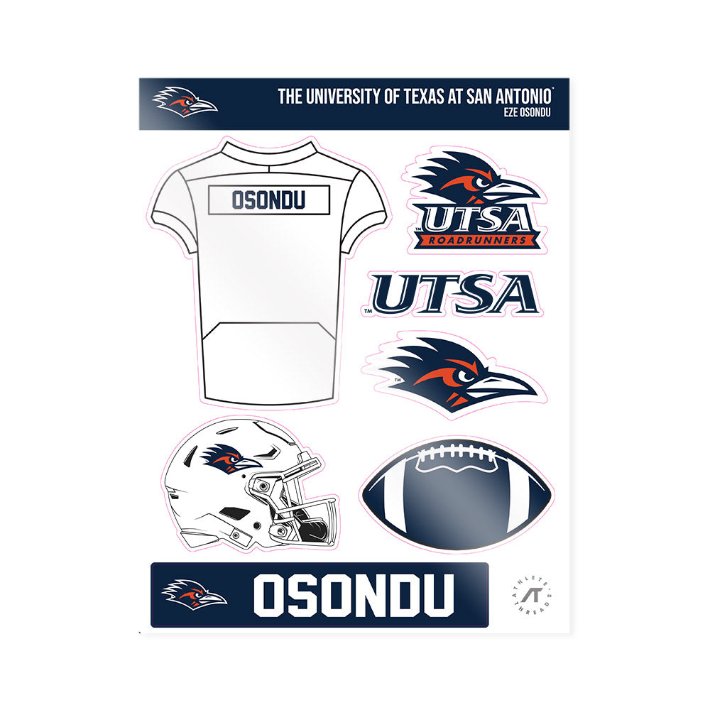 UTSA - NCAA Football : Eze Osondu - Sticker Sheet-0