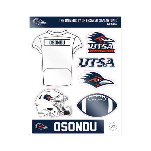 UTSA - NCAA Football : Eze Osondu - Sticker Sheet-0