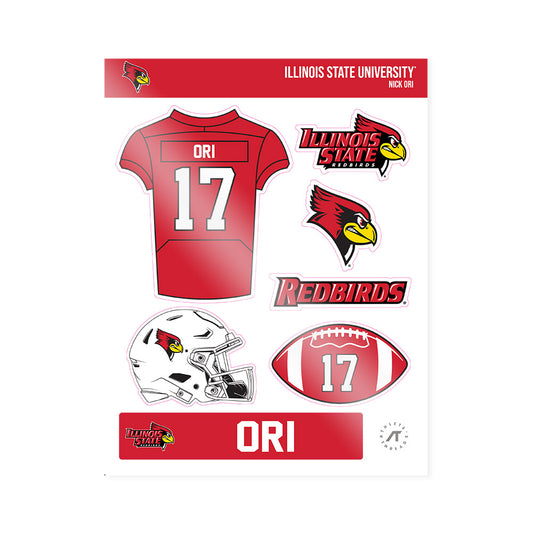 Illinois State - NCAA Football : Nick Ori - Sticker Sheet-0