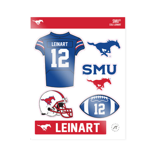 SMU - NCAA Football : Cole Leinart - Sticker Sheet-0