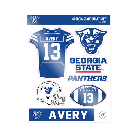Georgia State - NCAA Football : DJ Avery - Sticker Sheet-0