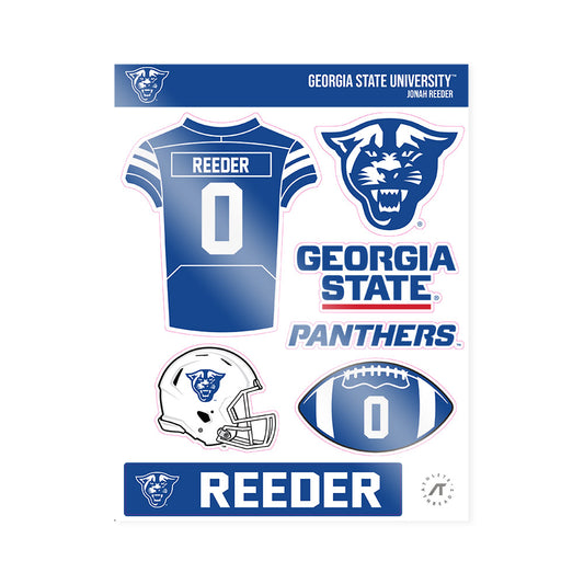 Georgia State - NCAA Football : Jonah Reeder - Sticker Sheet-0