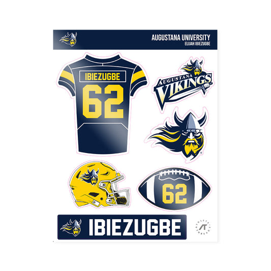 AU - NCAA Football : Elijah Ibiezugbe - Sticker Sheet-0