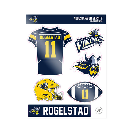 AU - NCAA Football : Liam Rogelstad - Sticker Sheet-0