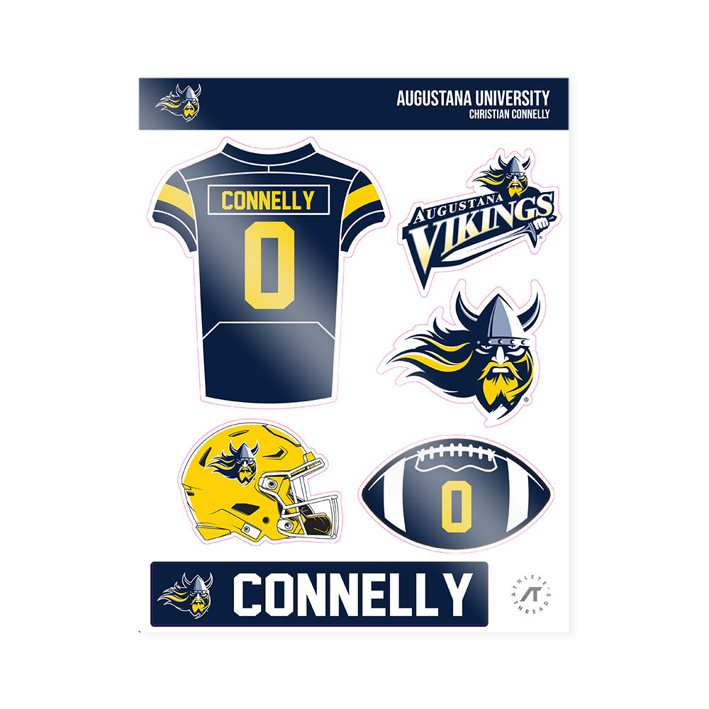 AU - NCAA Football : Christian Connelly - Sticker Sheet-0
