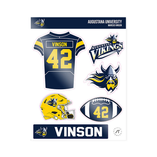 AU - NCAA Football : Marcus Vinson - Sticker Sheet-0