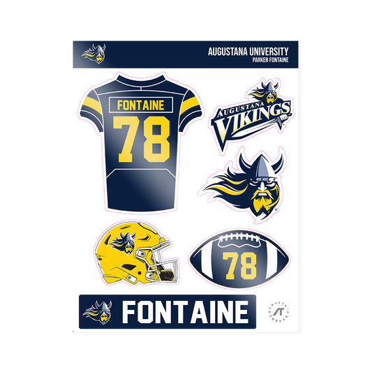 AU - NCAA Football : Parker Fontaine - Sticker Sheet-0