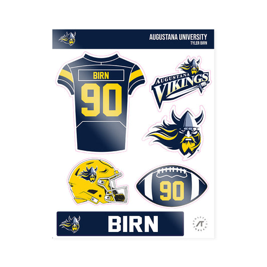 AU - NCAA Football : Tyler Birn - Sticker Sheet-0