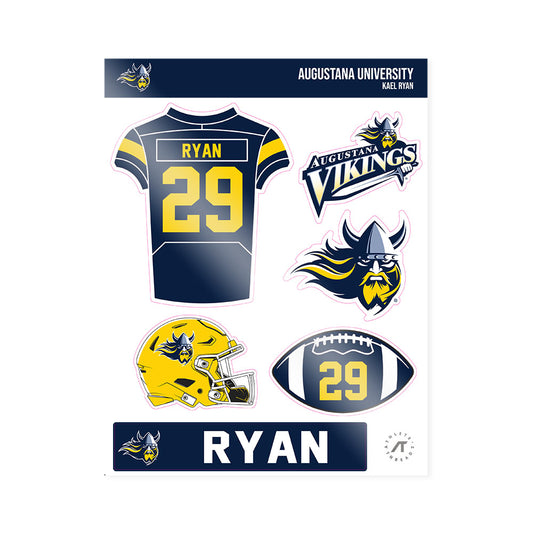 AU - NCAA Football : Kael Ryan - Sticker Sheet-0