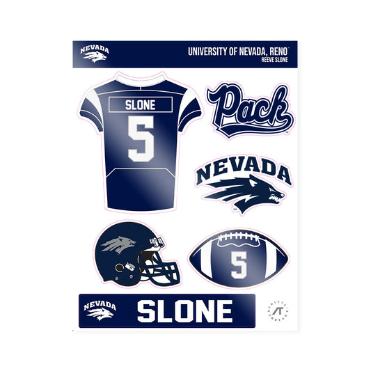 Nevada - NCAA Football : Reeve Slone - Sticker Sheet-0