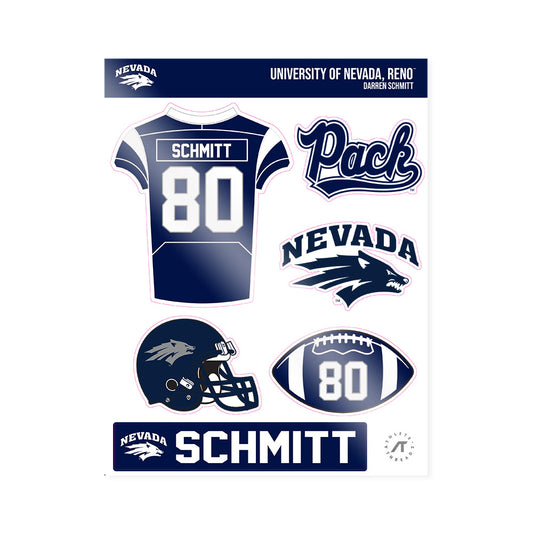 Nevada - NCAA Football : Darren Schmitt - Sticker Sheet-0
