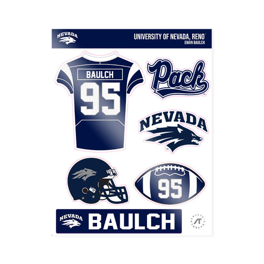 Nevada - NCAA Football : Ewan Baulch - Sticker Sheet-0