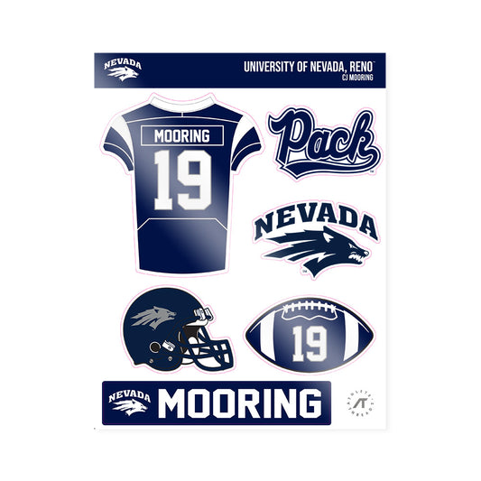 Nevada - NCAA Football : CJ Mooring - Sticker Sheet-0
