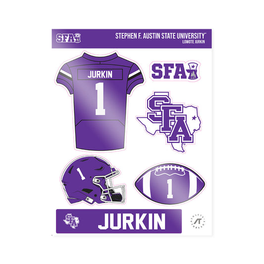 SFA - NCAA Football : Lowote Jurkin - Sticker Sheet-0