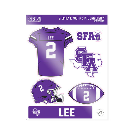SFA - NCAA Football : Keithron Lee - Sticker Sheet-0