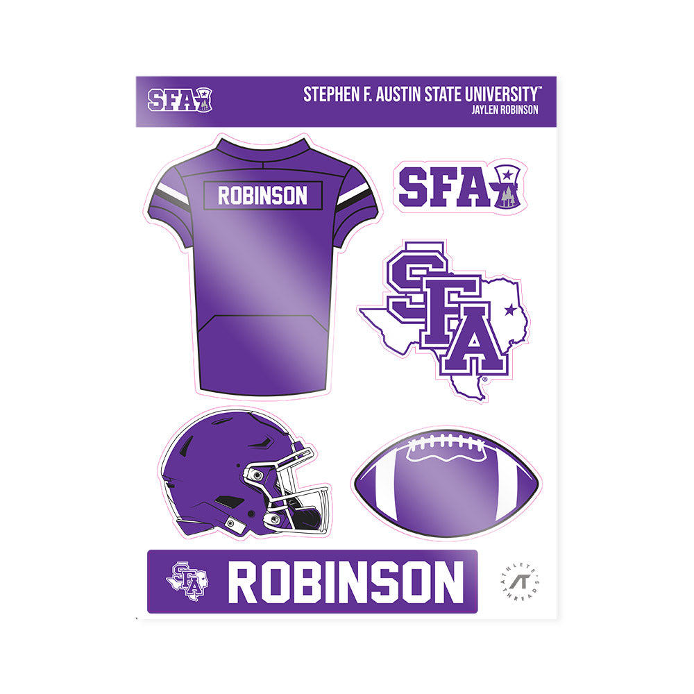SFA - NCAA Football : Jaylen Robinson - Sticker Sheet-0