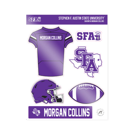 SFA - NCAA Football : Davonta Morgan collins - Sticker Sheet-0