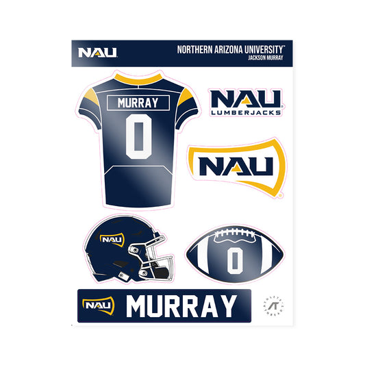 Northern Arizona - NCAA Football : Jackson Murray - Sticker Sheet-0