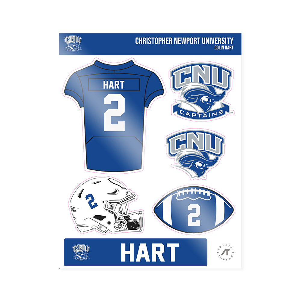  - NCAA Football : Colin Hart - Sticker Sheet-0
