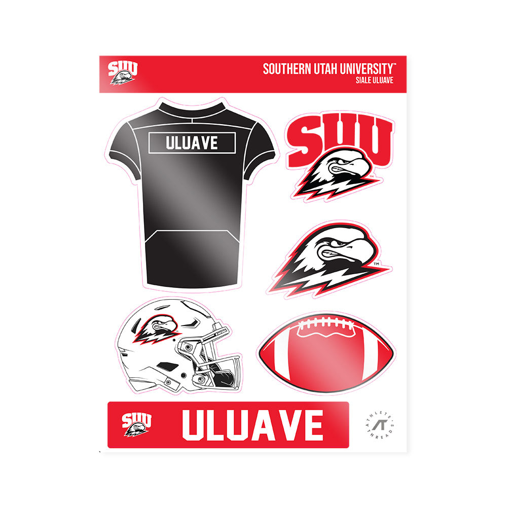 Southern Utah - NCAA Football : Siale Uluave - Sticker Sheet-0