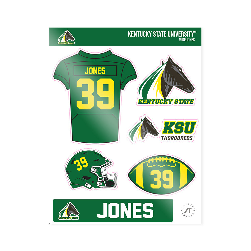 KYSU - NCAA Football : Mike Jones - Sticker Sheet-0