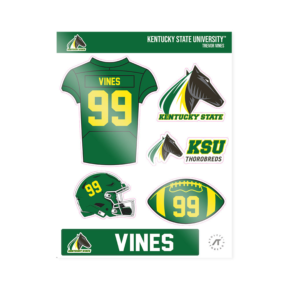 KYSU - NCAA Football : Trevor Vines - Sticker Sheet-0