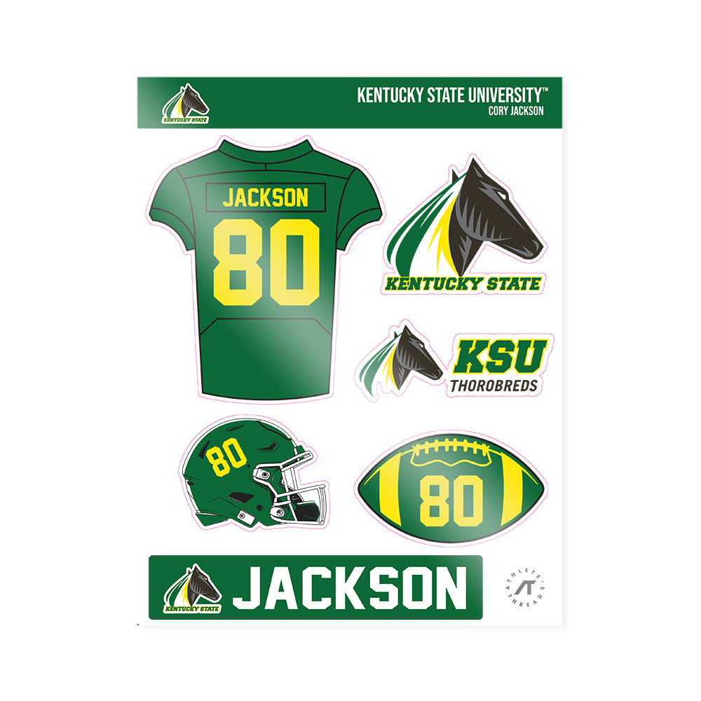 KYSU - NCAA Football : Cory Jackson - Sticker Sheet-0