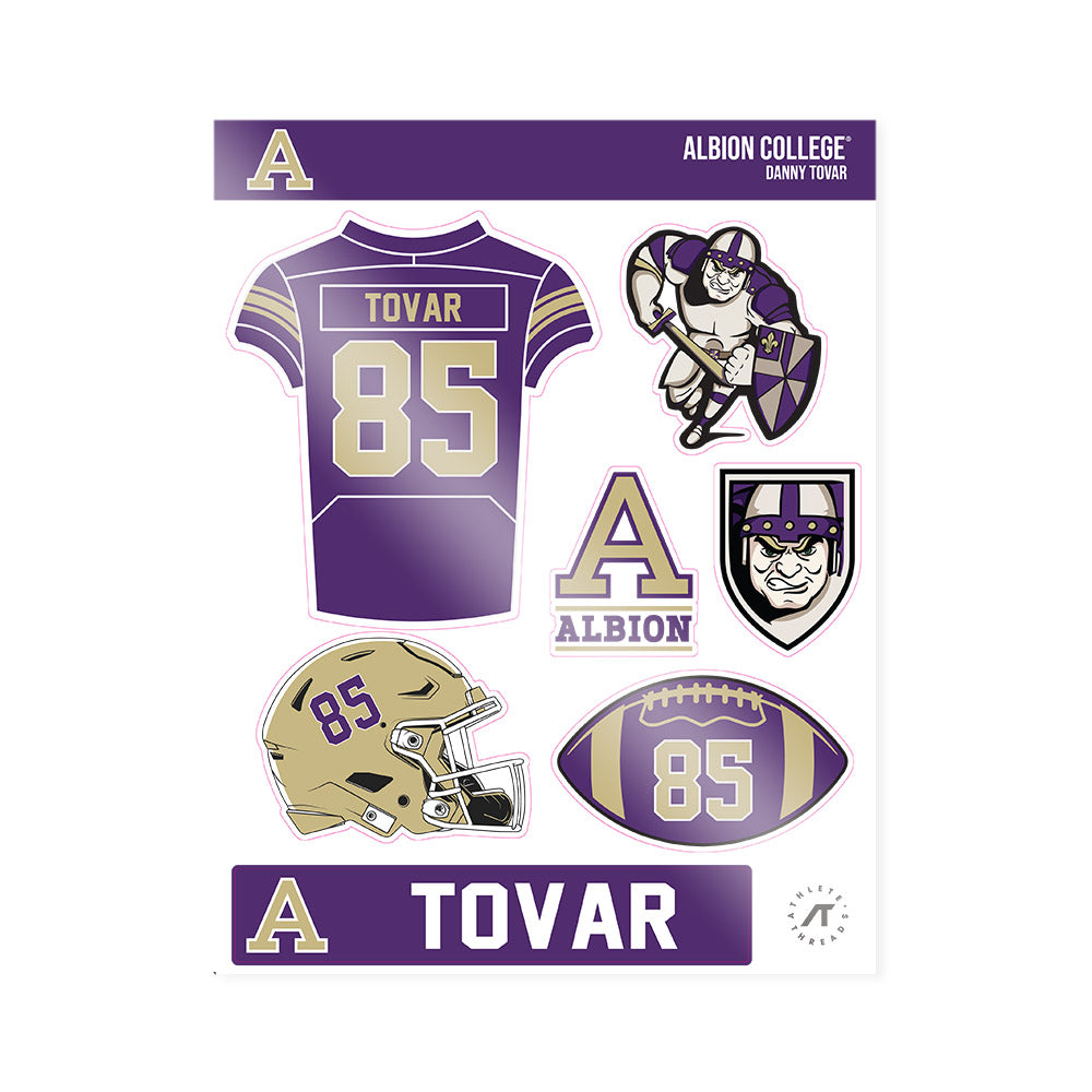 Albion - NCAA Football : Danny Tovar - Sticker Sheet-0