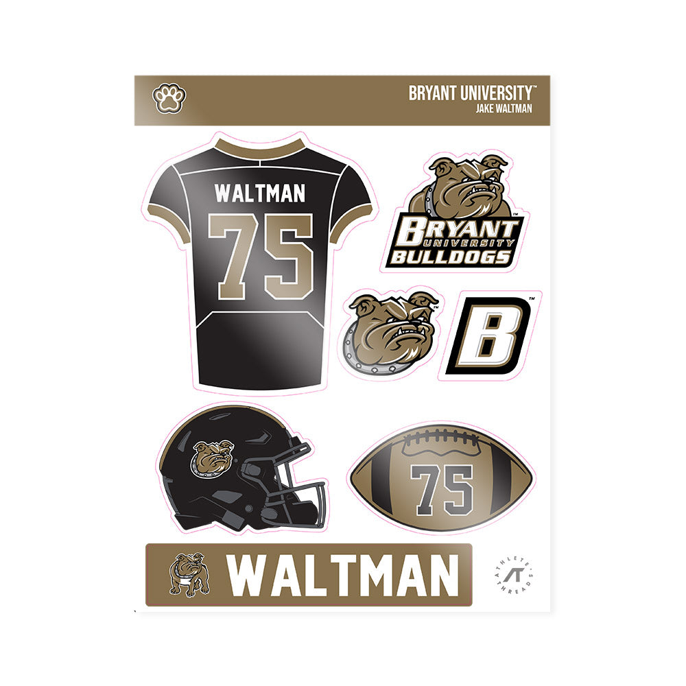 Bryant - NCAA Football : Jake Waltman - Sticker Sheet-0