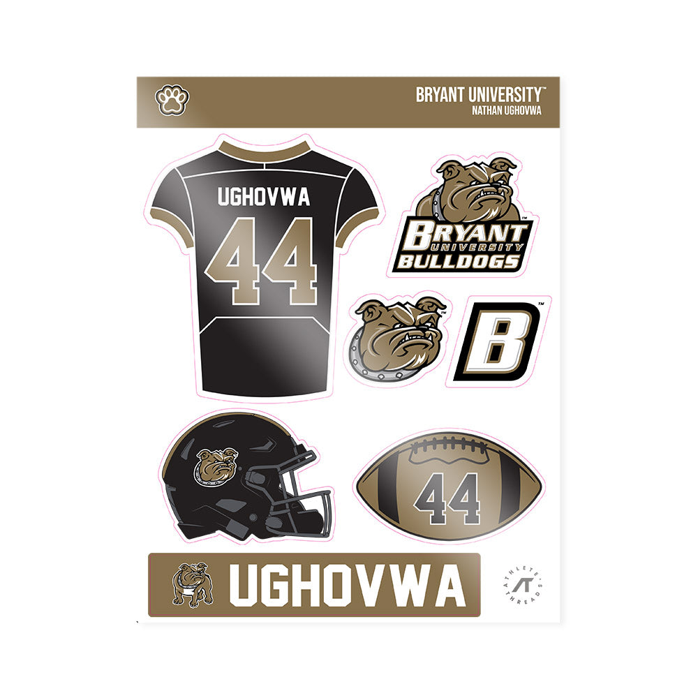 Bryant - NCAA Football : Nathan Ughovwa - Sticker Sheet-0