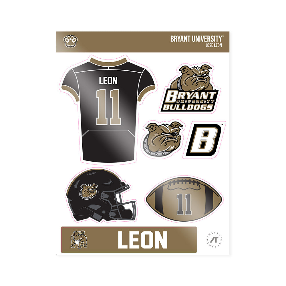 Bryant - NCAA Football : Jose Leon - Sticker Sheet-0