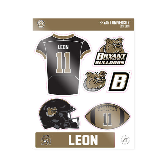 Bryant - NCAA Football : Jose Leon - Sticker Sheet-0
