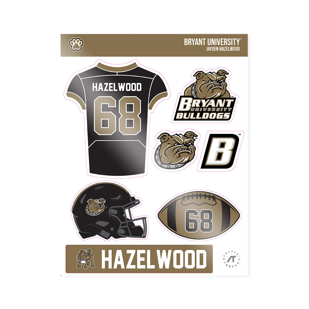 Bryant - NCAA Football : Jayden Hazelwood - Sticker Sheet-0