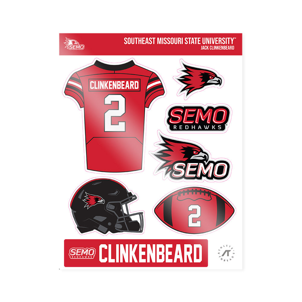 SEMO - NCAA Football : Jack Clinkenbeard - Sticker Sheet-0