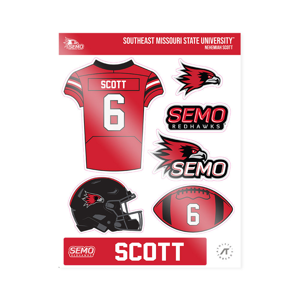 SEMO - NCAA Football : Nehemiah Scott - Sticker Sheet-0
