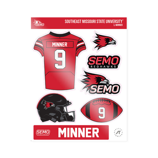 SEMO - NCAA Football : LJ Minner - Sticker Sheet-0