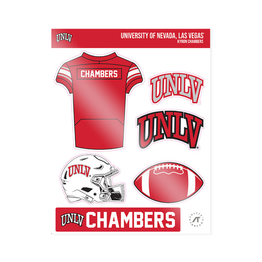 UNLV - NCAA Football : Kyron Chambers - Sticker Sheet-0