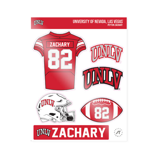 UNLV - NCAA Football : Peyton Zachary - Sticker Sheet-0
