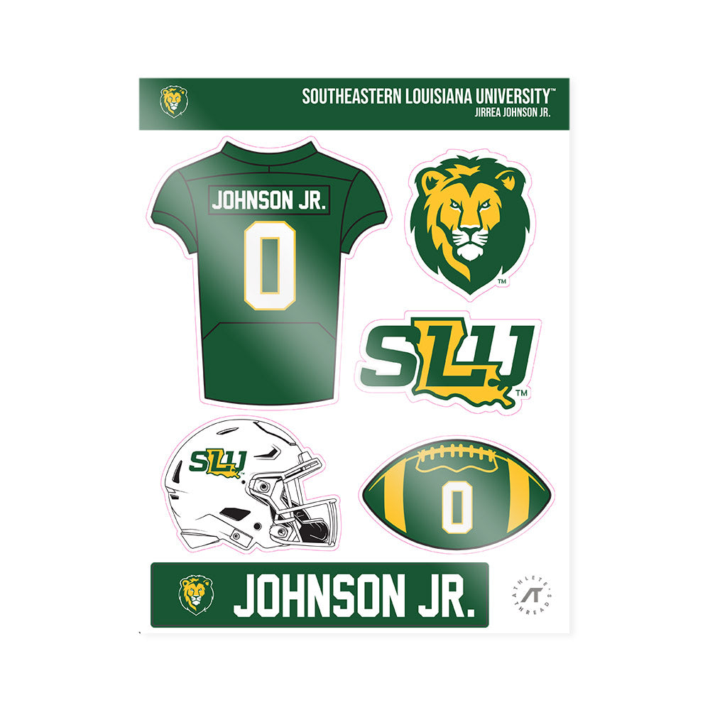 SLU - NCAA Football : Jirrea Johnson Jr. - Sticker Sheet-0