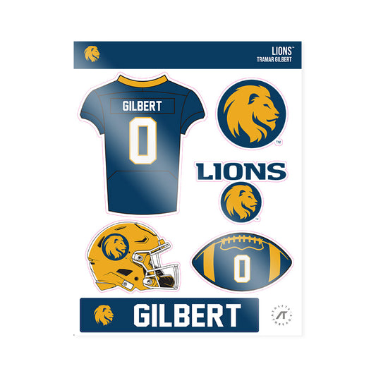 Texas A&M Commerce - NCAA Football : Tramar Gilbert - Sticker Sheet-0