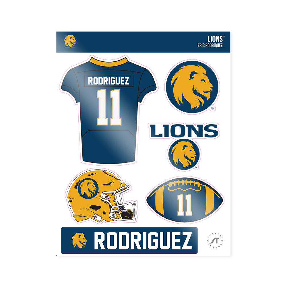  - NCAA Football : Eric Rodriguez - Sticker Sheet-0