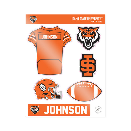 Idaho State - NCAA Football : Teddy Johnson - Sticker Sheet-0