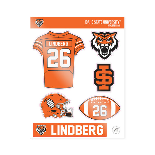 Idaho State - NCAA Football : Mason Lindberg - Sticker Sheet-0